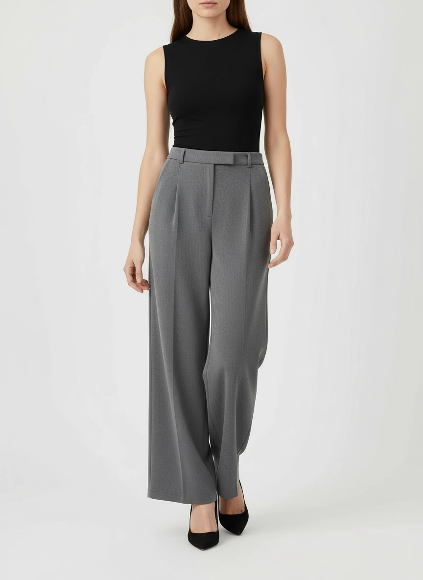 Women's High Waist Wide Leg Pants