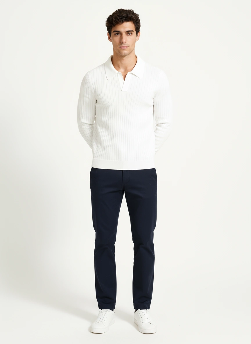 Men's Viscose Slim Fit Polo