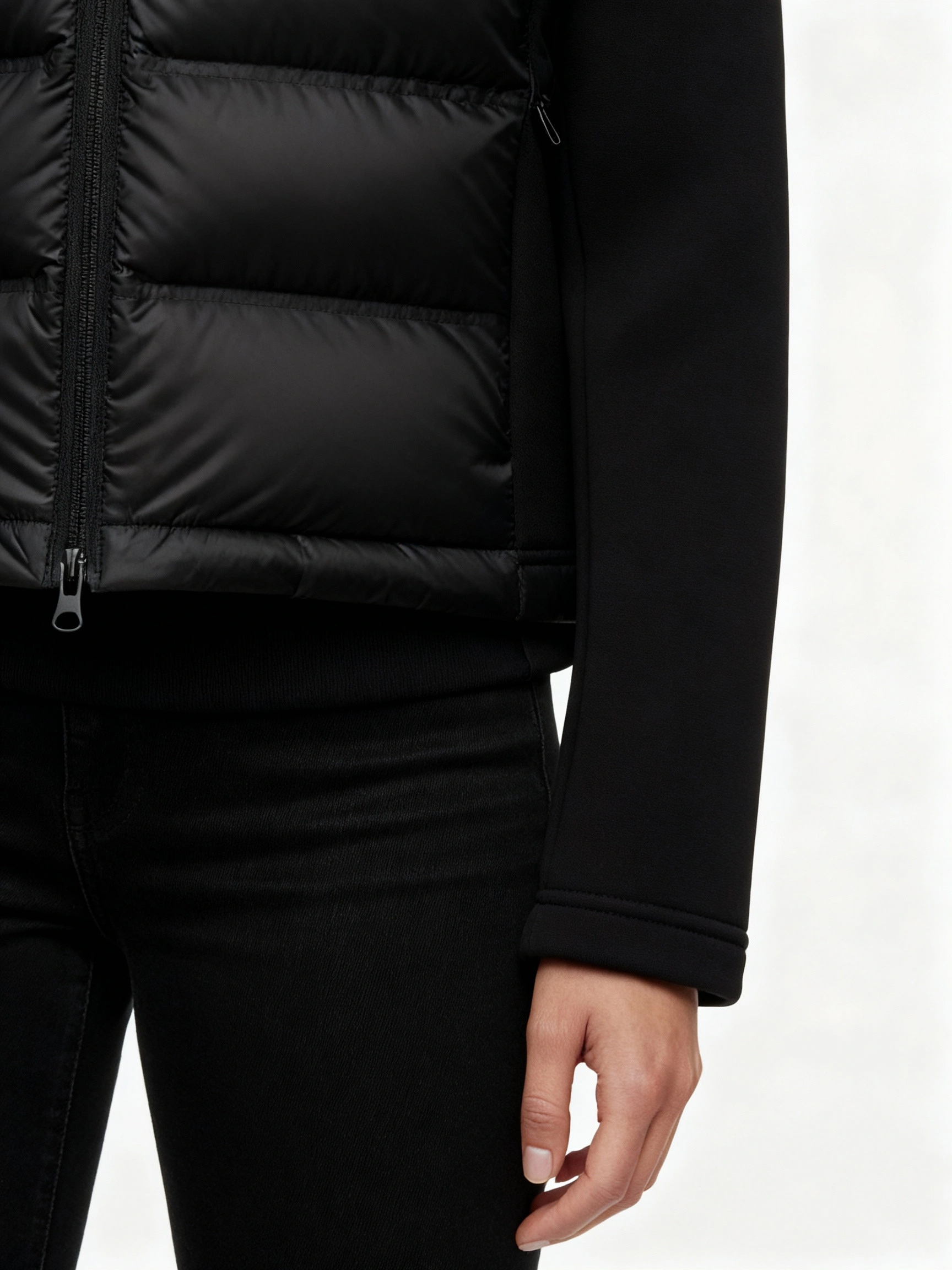 Women's Hooded Zip Up Turtleneck Jacket