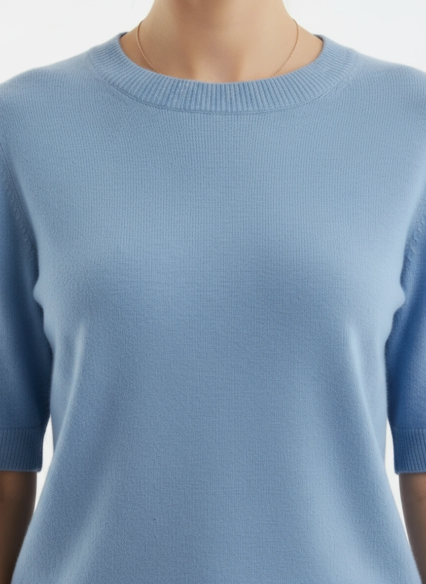 Women's Wool Blend Stand Collar Sweater